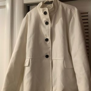 Soft creme Old Navy coat plus size